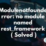 Modulenotfounderror: No Module Named Dotenv ( Solved )